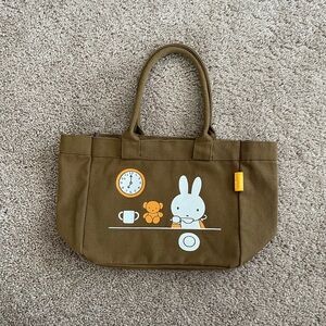 Miffy Mini Tote Bag Brown from Miffy Kitchen in Japan